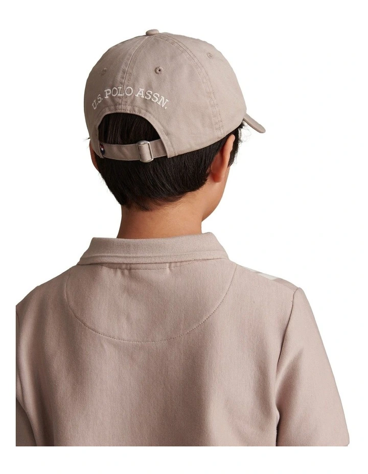 Boys Washed Outline Logo Cap Atmosphere image 2