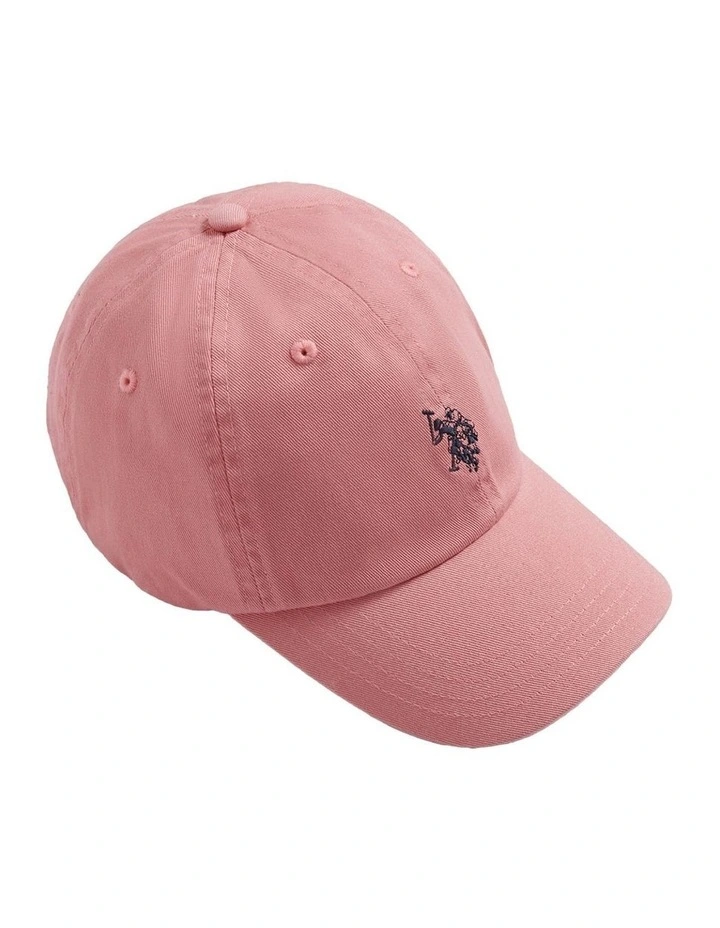 Boys Washed Outline Logo Cap Mauveglow image 3