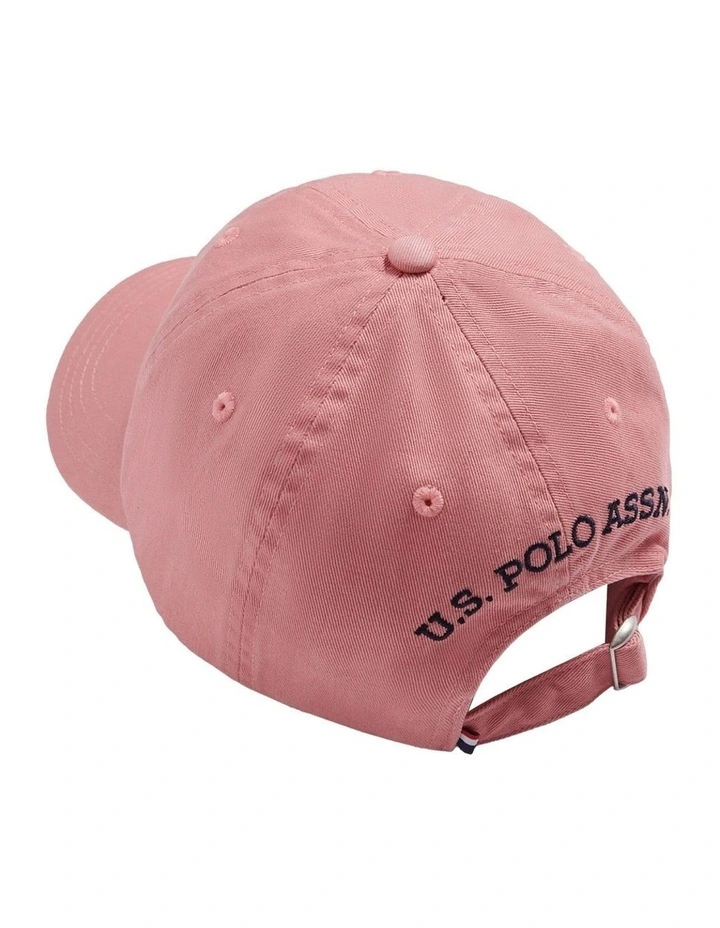 Boys Washed Outline Logo Cap Mauveglow image 4