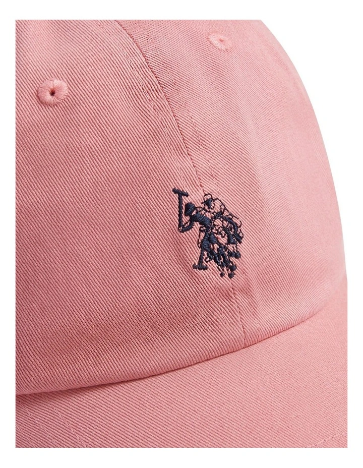 Boys Washed Outline Logo Cap Mauveglow image 5