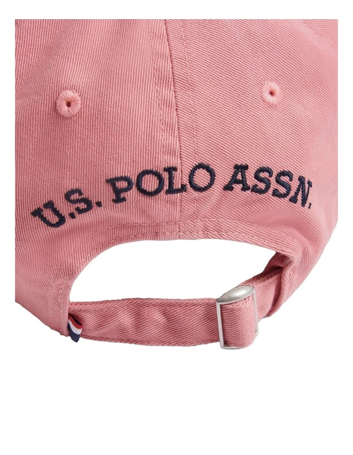 Boys Washed Outline Logo Cap Mauveglow image 6