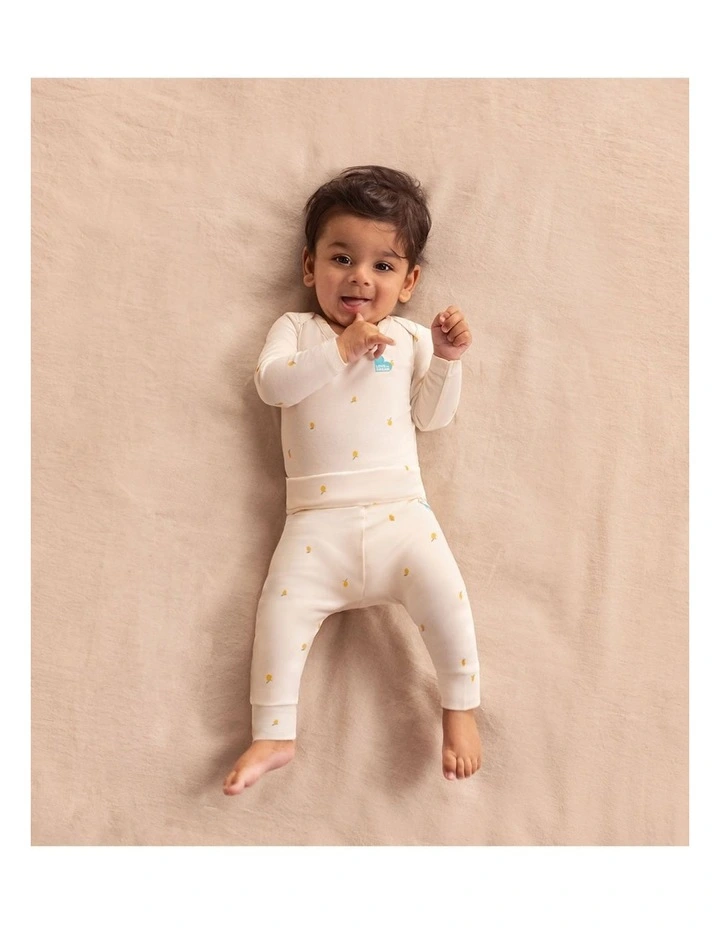 Leggings Viscose from Bamboo Lemons Cream image 3