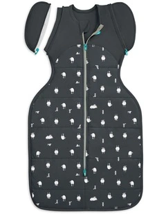 Love to Dream Swaddle Up Transition Bag 2.5 TOG Organic Cotton Merino Lamb's Best Friend Charcoal