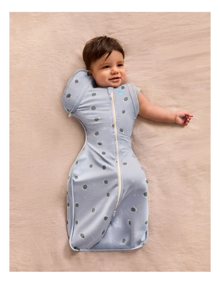 Love to Dream Swaddle Up 2-in-1 Transition Bag 1.0 TOG Original Cotton Turtally Mist Blue image 2