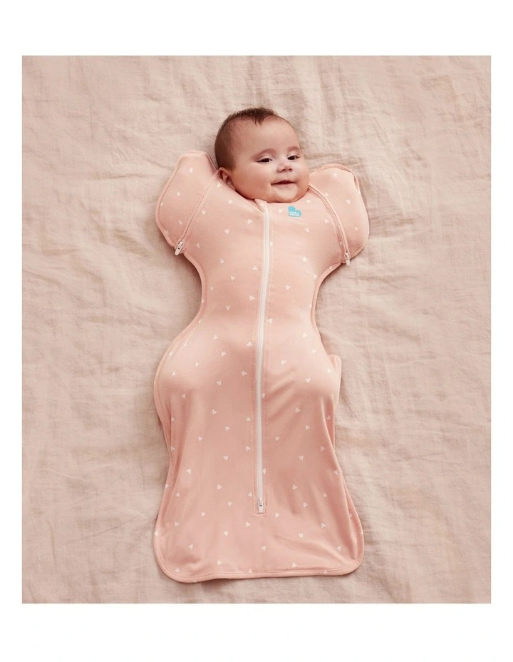 Love to Dream Swaddle Up 2-in-1 Transition Bag 0.2 TOG Viscose from Bamboo Hearts Blush image 2