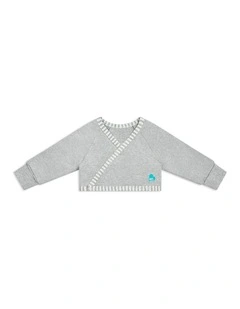 Snug Shrug Cotton Fleece Grey