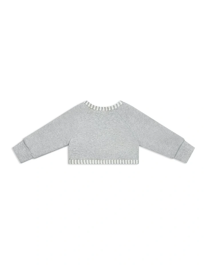 Snug Shrug Cotton Fleece Grey image 2