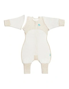 Love to Dream Swaddle Up 2-in-1 Transition Suit 0.2 TOG Cotton Breton Stripe Tan