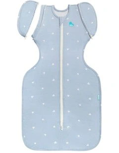 Swaddle Up 2-in-1 Transition Bag 1.0 TOG Viscose from Bamboo Boats Mist Blue