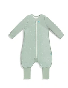 Sleep Suit Long Sleeve 1.5 TOG Cotton Fleece Twigs Olive