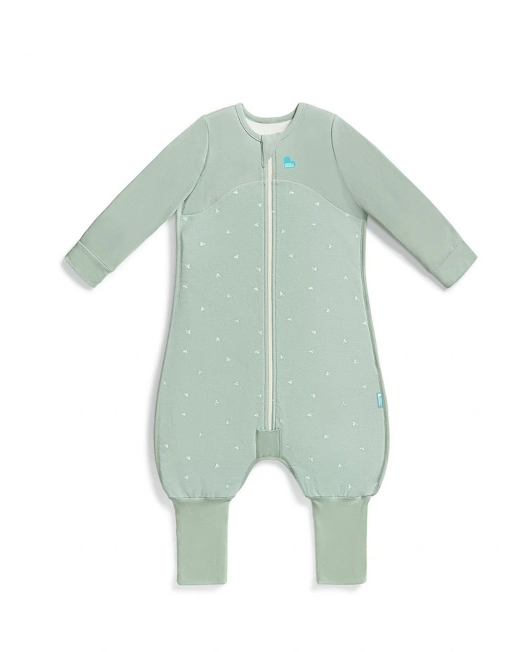 Sleep Suit Long Sleeve 1.5 TOG Cotton Fleece Twigs Olive image 1