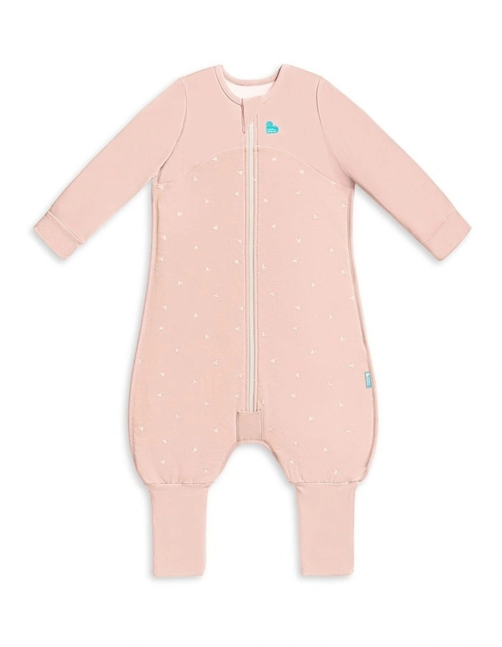 Sleep Suit Long Sleeve 1.5 TOG Cotton Fleece Twigs Blush image 1