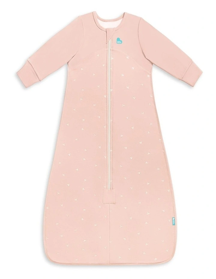 Sleep Bag Long Sleeve 1.5 TOG Cotton Fleece Twigs Blush image 1