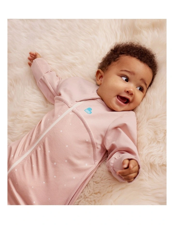 Sleep Bag Long Sleeve 1.0 TOG Original Cotton Twinkle Powder Pink image 2