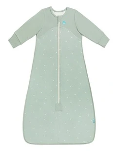 Sleep Bag Long Sleeve 1.5 TOG Cotton Fleece Twigs Olive