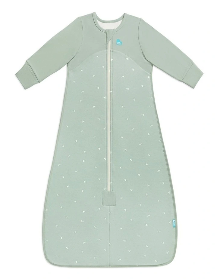 Sleep Bag Long Sleeve 1.5 TOG Cotton Fleece Twigs Olive image 1