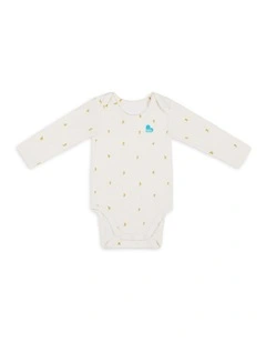 Bodysuit Long Sleeve Viscose from Bamboo Lemons Cream
