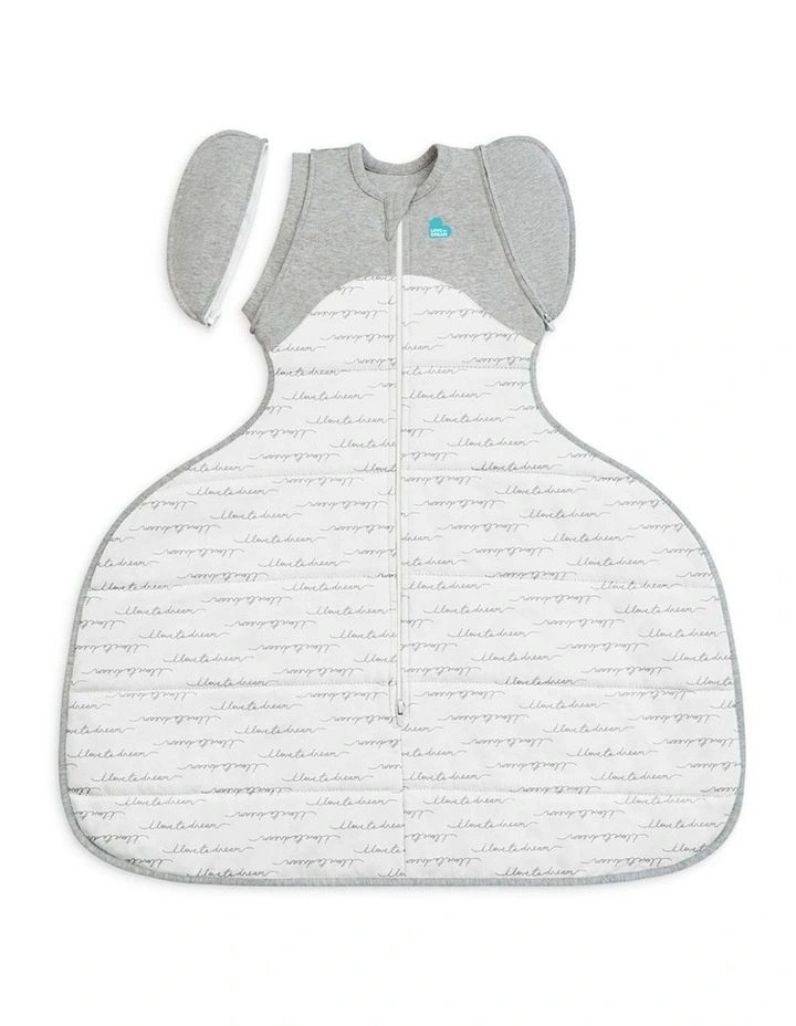Swaddle Up 2-in-1 Transition Bag Hip Harness 2.5 TOG Quilted Cotton Dreamer White image 1