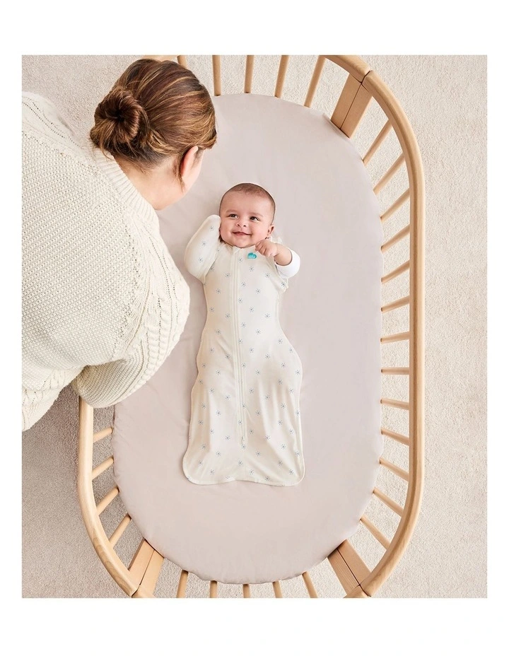 Swaddle Up 2-in-1 Transition Bag 0.2 TOG Viscose from Bamboo Sunny Mist Blue image 3