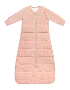 Sleep Bag Long Sleeve 2.5 TOG Quilted Cotton Pebbles Rose
