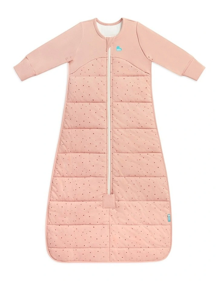 Sleep Bag Long Sleeve 2.5 TOG Quilted Cotton Pebbles Rose image 1