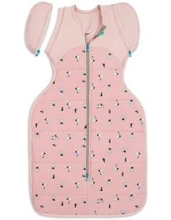 Swaddle Up 2-in-1 Transition Bag 2.5 TOG Organic Cotton Merino Lamb's Best Friend Rose