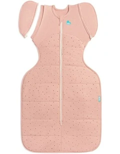 Swaddle Up 2-in-1 Transition Bag 2.5 TOG Quilted Cotton Pebbles Rose