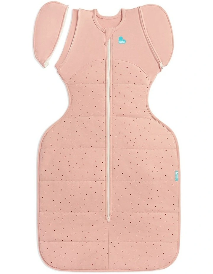 Swaddle Up 2-in-1 Transition Bag 2.5 TOG Quilted Cotton Pebbles Rose image 1