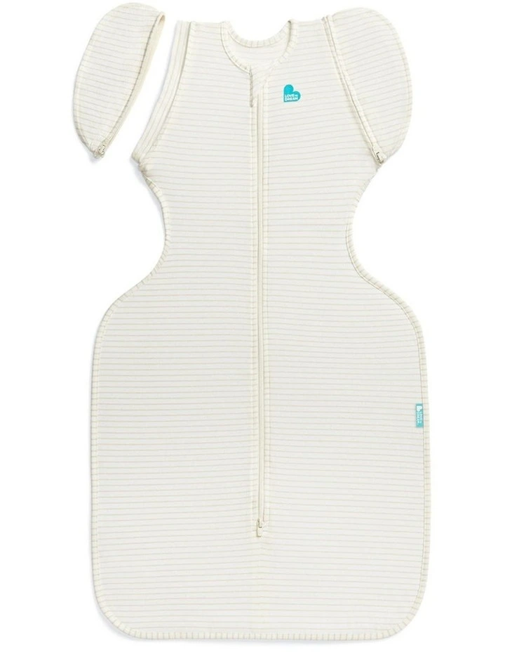 Swaddle Up 2-in-1 Transition Bag 0.2 TOG Cotton Breton Stripe Tan image 1
