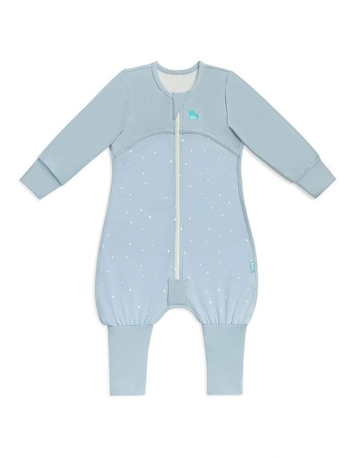 Sleep Suit Long Sleeve 1.0 TOG Original Cotton Twinkle Powder Blue image 1