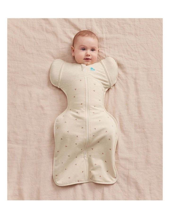 Swaddle Up 2-in-1 Transition Bag 1.5 TOG Cotton Fleece Twigs Oatmeal image 2