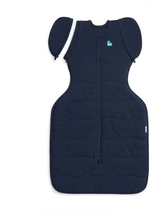Swaddle Up 2-in-1 Transition Bag 3.5 TOG Quilted Cotton Star Quilting Navy