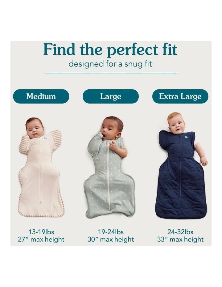 Swaddle Up 2-in-1 Transition Bag 3.5 TOG Quilted Cotton Star Quilting Navy image 5