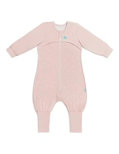 Sleep Suit Long Sleeve 1.0 TOG Original Cotton Twinkle Powder Pink