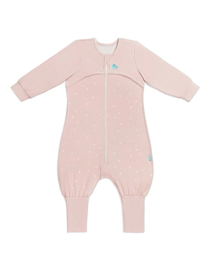 Sleep Suit Long Sleeve 1.0 TOG Original Cotton Twinkle Powder Pink image 1