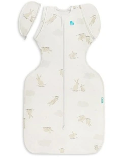 Swaddle Up 2-in-1 Transition Bag 1.0 TOG Original Cotton Cloud Bunnies White