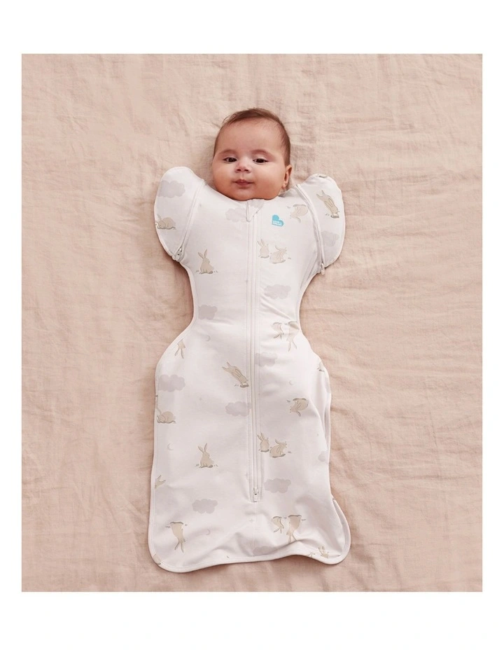Swaddle Up 2-in-1 Transition Bag 1.0 TOG Original Cotton Cloud Bunnies White image 2