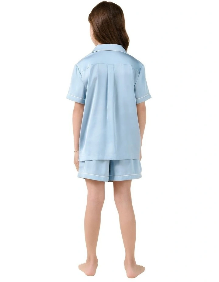 Mini Sonia Silky Satin Short PJ Set image 2