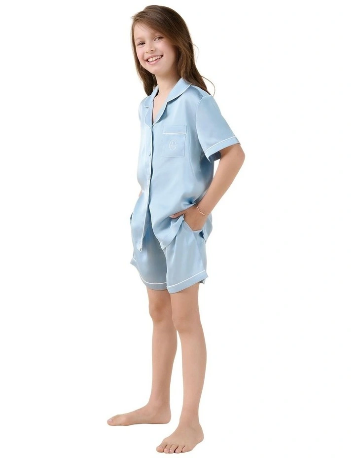 Mini Sonia Silky Satin Short PJ Set image 3