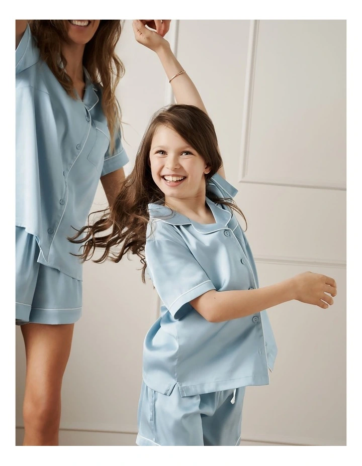 Mini Sonia Silky Satin Short PJ Set image 4