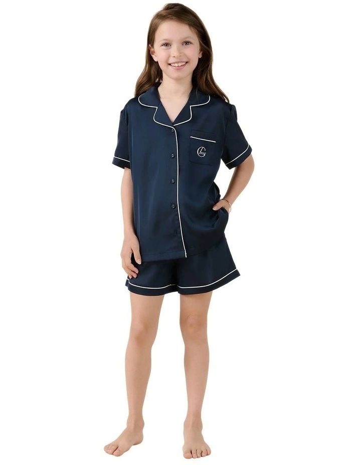 Mini Sonia Silky Satin Short PJ Set image 1