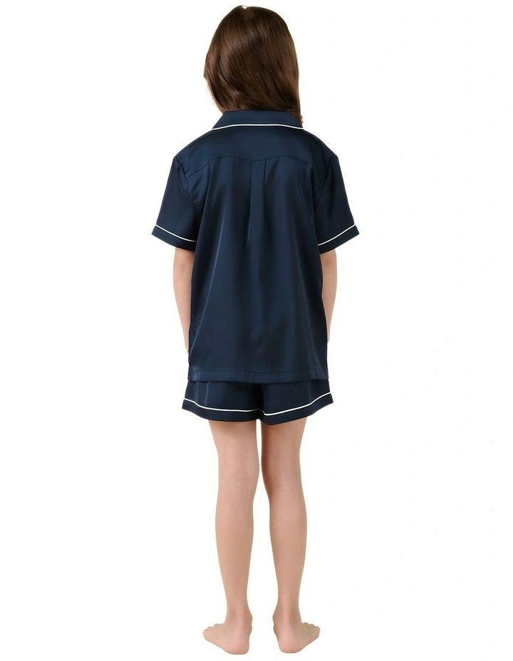 Mini Sonia Silky Satin Short PJ Set image 2