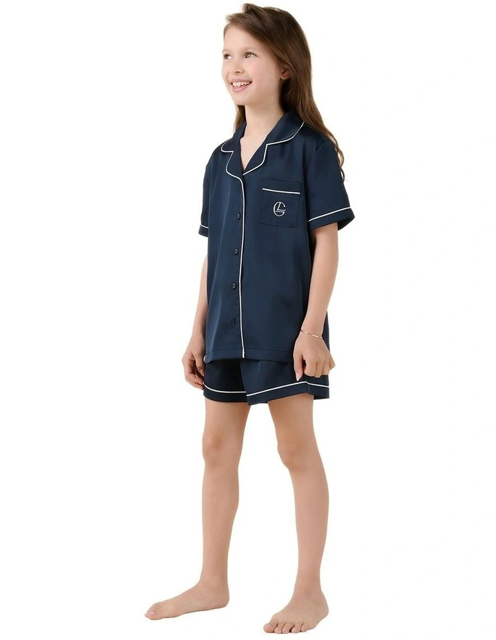 Mini Sonia Silky Satin Short PJ Set image 3