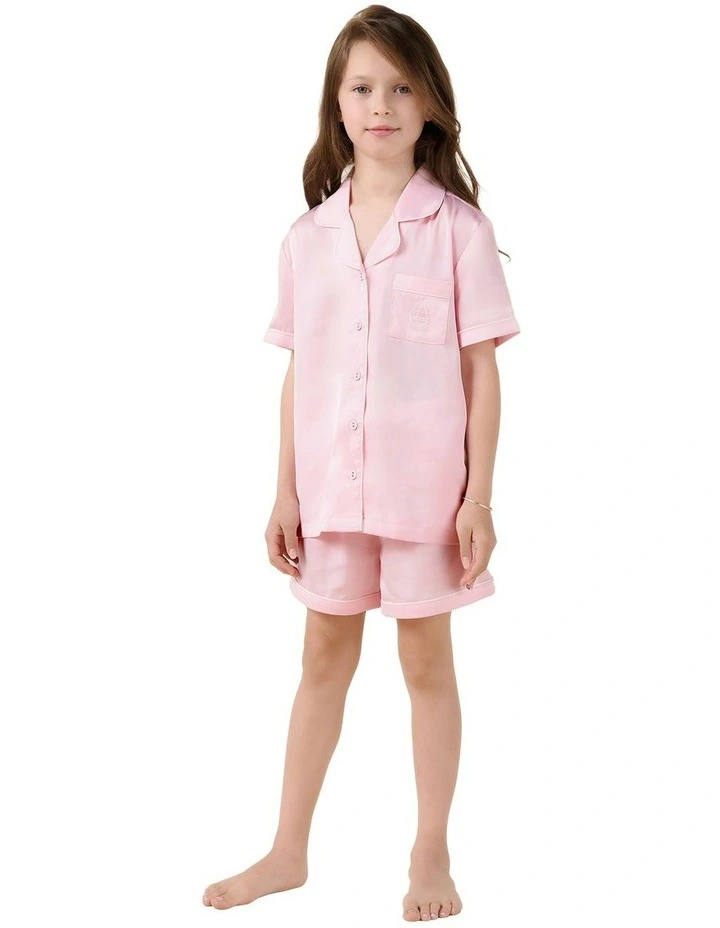 Mini Sonia Silky Satin Short PJ Set image 1