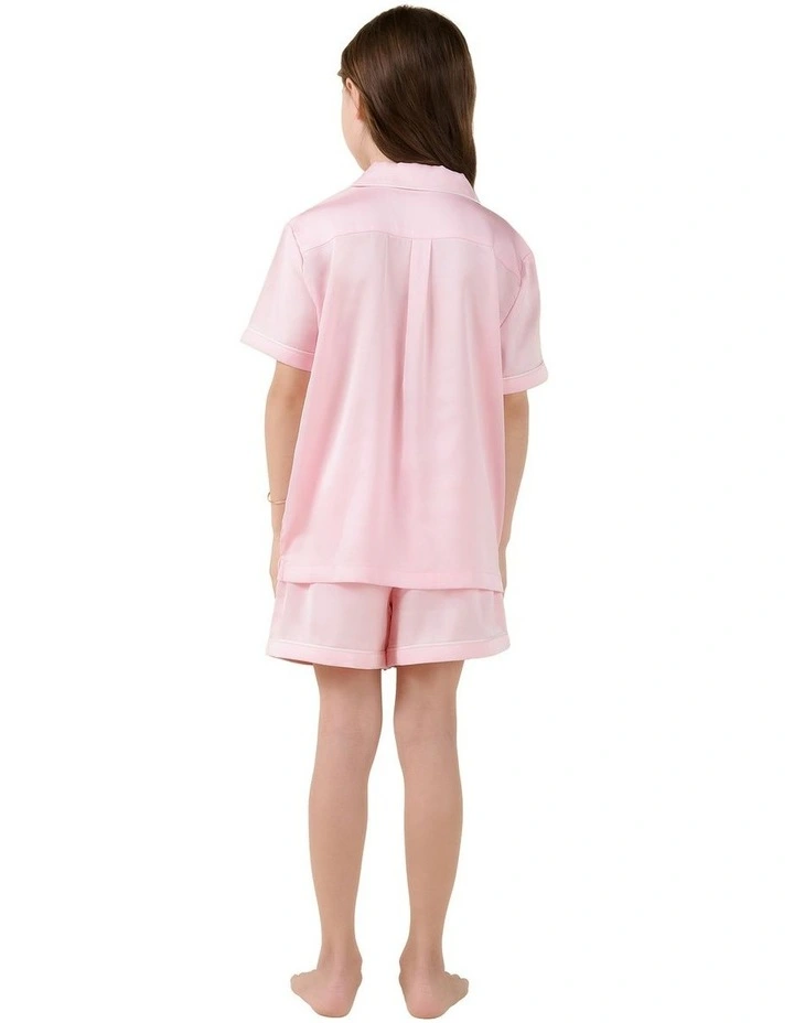 Mini Sonia Silky Satin Short PJ Set image 2