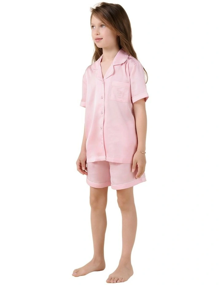 Mini Sonia Silky Satin Short PJ Set image 3