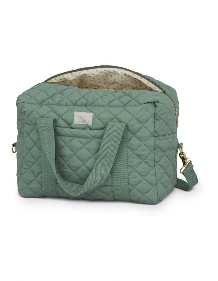 Changing Bag in Ivory Green image 1