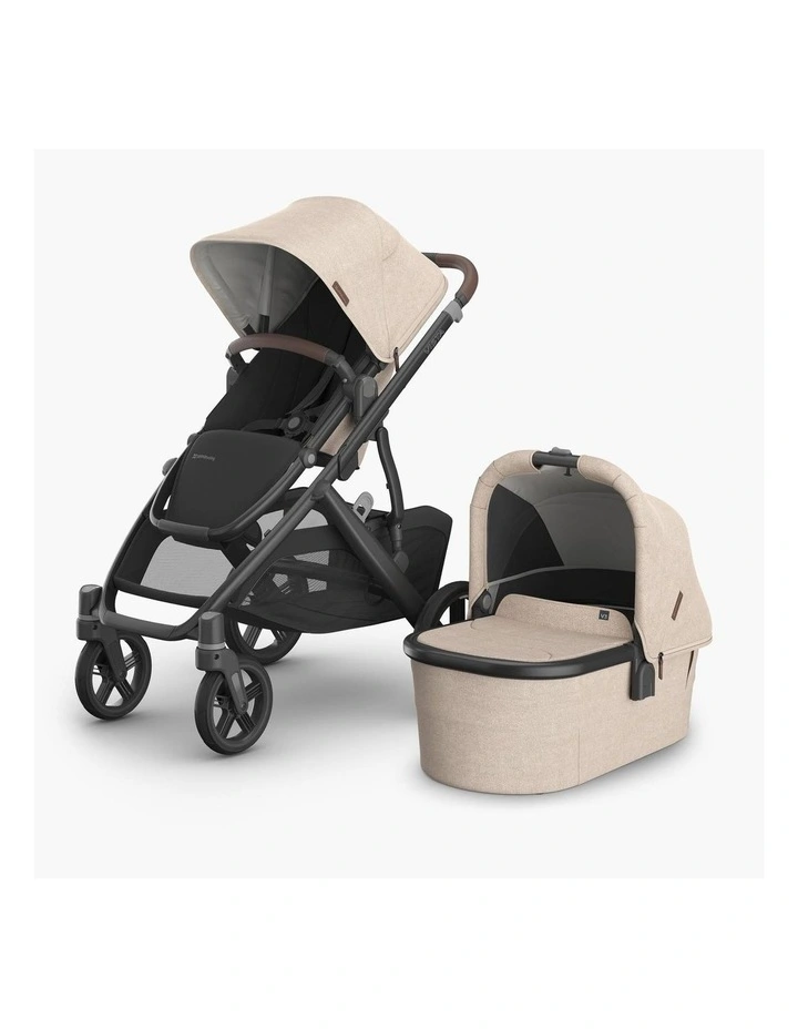 UPPAbaby Vista V3 Pram With Bassinet - Liam (Oat Melange) image 1