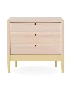 Eos Dresser in Natural/Saffron Yellow