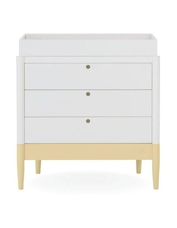 Eos Dresser - White | Saffron Yellow image 2